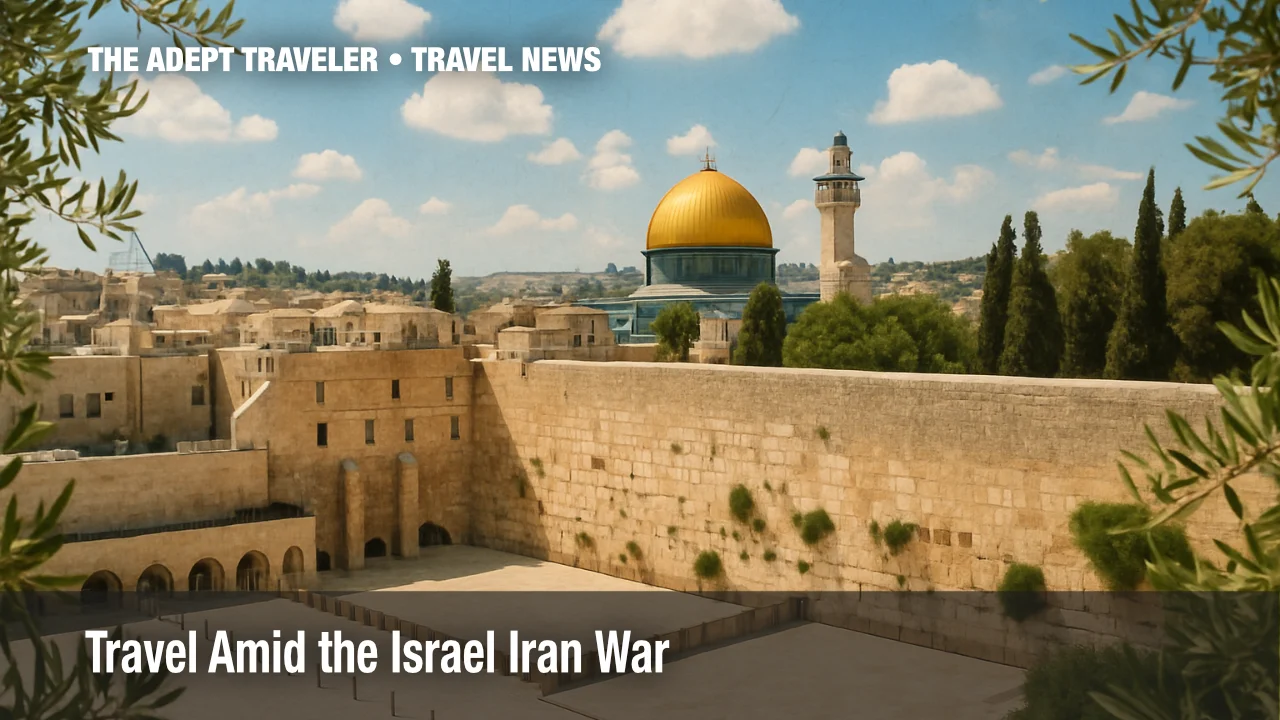 Western Wall in Jerusalem during the Israel Iran war crisis.
