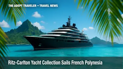 Luxury yacht in turquoise lagoon on French Polynesia cruise