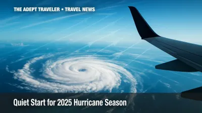 Satellite view of developing storm system in 2025 Atlantic hurricane season.