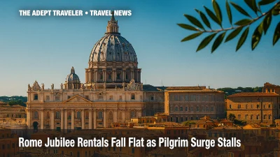 Rome Jubilee Rentals Fall Flat as Pilgrim Surge Stalls