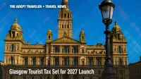Glasgow City Chambers under bright blue sky illustrating Glasgow tourist tax.