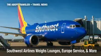 Southwest Airlines jet at Nashville gate hints at future Europe flights.