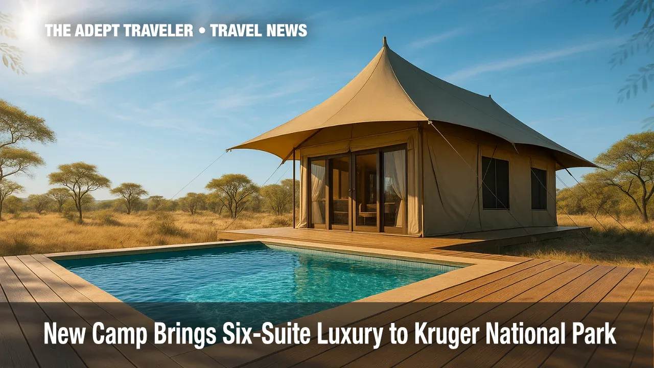Canvas suite at Masiya's Camp with private plunge pool in Kruger National Park