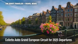 Amsterdam canal scene promoting Europe: The Grand Tour escorted itinerary