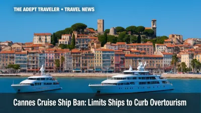 Cannes cruise ship ban limits mega-vessels, showcases small yachts in clean harbor.