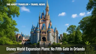 Cinderella Castle under blue sky illustrating Disney World expansion.