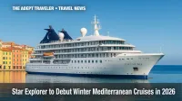 Star Explorer yacht anchored in a serene winter Mediterranean port.
