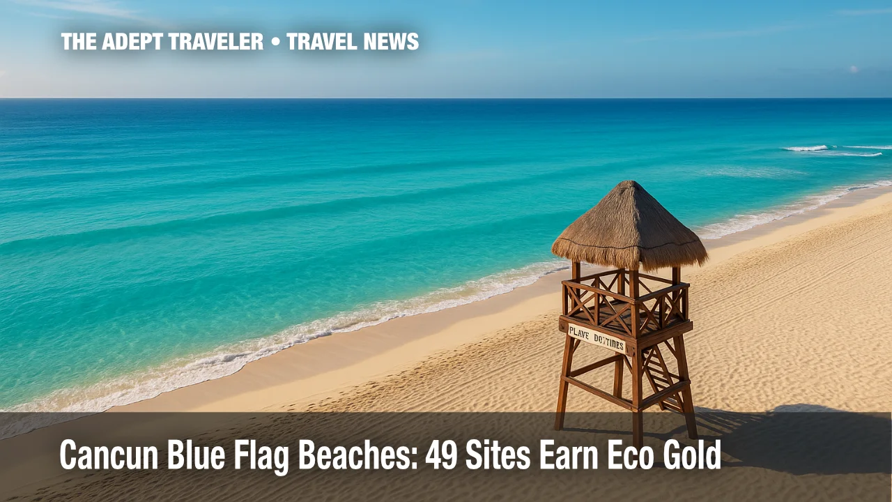 Cancun Blue Flag Beaches: 49 Sites Earn Eco Gold