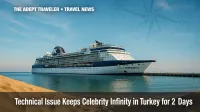 Celebrity Infinity docked in Kuşadası after power failure