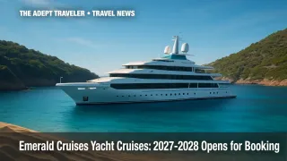 Emerald Cruises yacht cruises superyacht anchored in Mediterranean cove