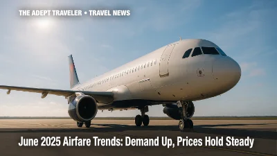 June 2025 Airfare Trends: Demand Up, Prices Hold Steady