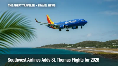 Southwest Airlines Adds St. Thomas Flights for 2026