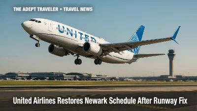 United Airlines Restores Newark Schedule After Runway Fix