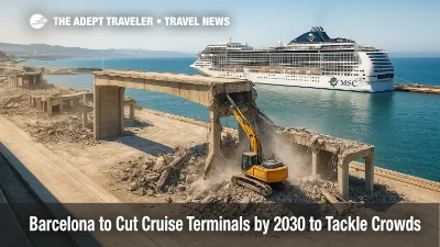 Barcelona to Cut Cruise Terminals by 2030 to Tackle Crowds