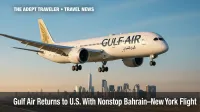 Gulf Air Boeing 787-9 approaching JFK for new Bahrain-New York service