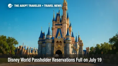 Cinderella Castle framed in bright daylight, illustrating Disney World passholder park reservations.
