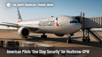 American Pilots 'One Stop Security' for Heathrow-DFW