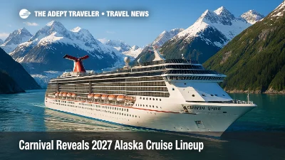 Carnival Reveals 2027 Alaska Cruise Lineups