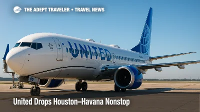 United Drops Houston-Havana Nonstop: What Travelers Can Do