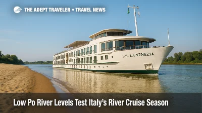 Low Po River Levels Test Italy's River Cruise Season