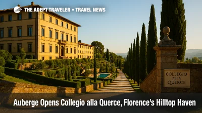 Auberge Opens Collegio alla Querce, Florence's Hilltop Haven