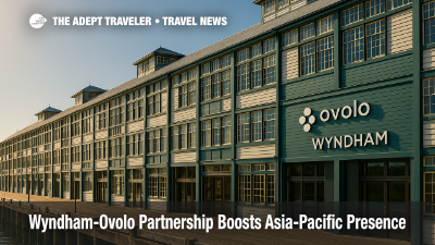 Boutique Ovolo Woolloomooloo hotel under bright Sydney sun, now co-branded with Wyndham, illustrating Wyndham Ovolo partnership expansion.