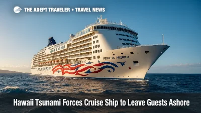 Hawaii Tsunami Forces Cruise Ship to Leave Guests Ashore