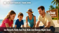 Families enjoy Viva Resorts beach as kids-stay-free promotion boosts value for Caribbean vacations.