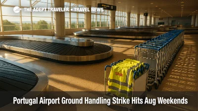 Portugal Airport Ground Handling Strike Hits August Weekends