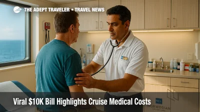 Viral $10K Bill Highlights Cruise Medical Costs