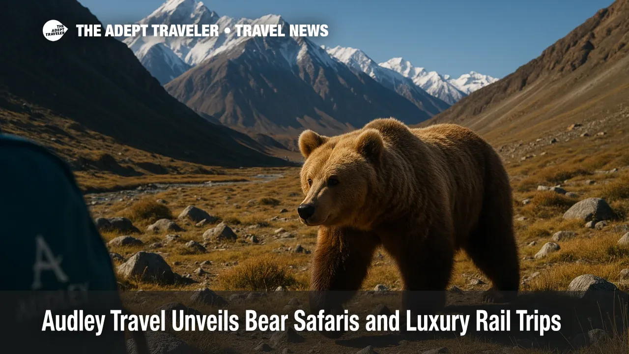 Himalayan brown bear in Ladakh's Dras Valley, highlighting Audley Travel's new bear-tracking itinerary.