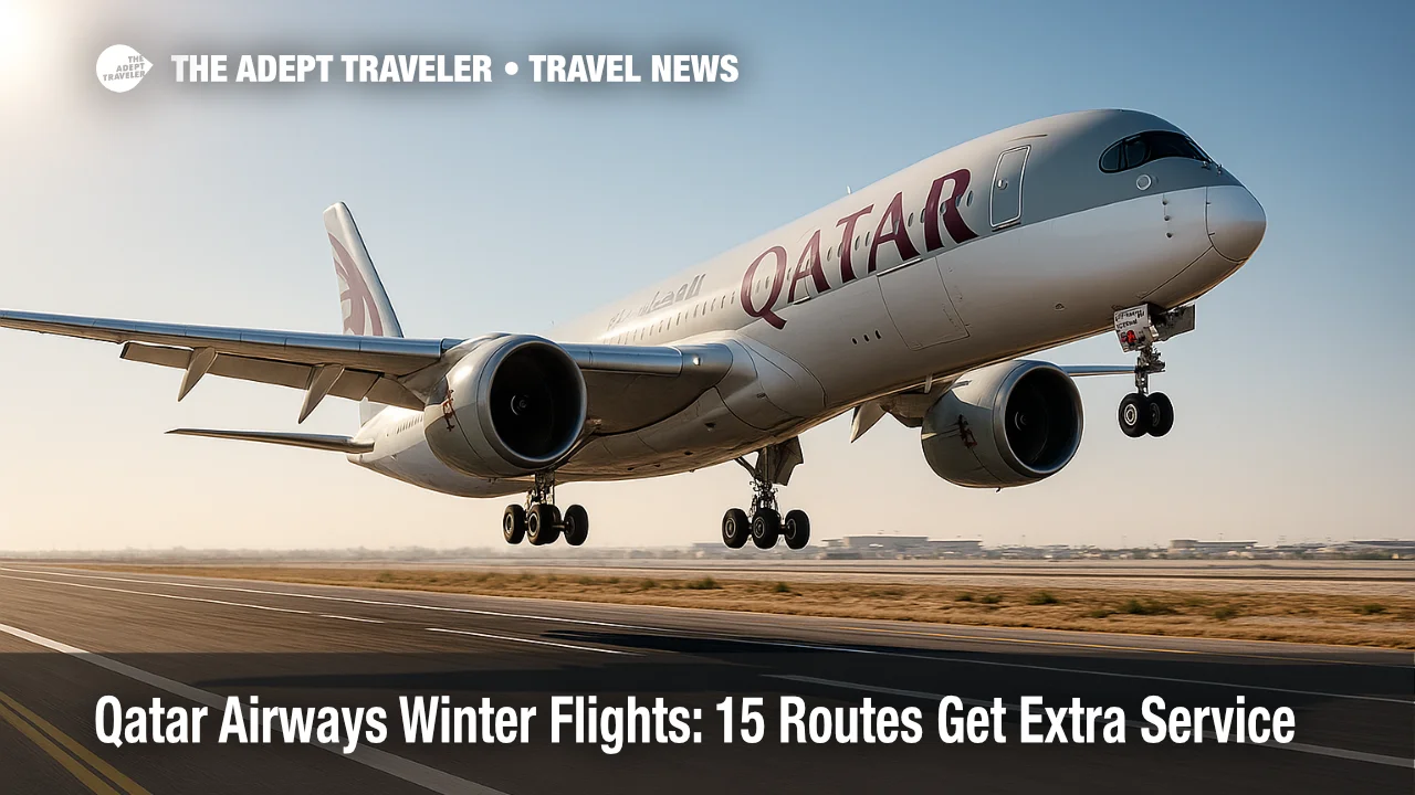 Qatar Airways Winter Flights: 15 Routes Get Extra Service