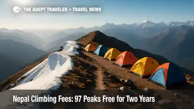 High-camp tents on a remote Karnali ridge, illustrating Nepal climbing fees changes and new access to 97 far-western Himalayan peaks.