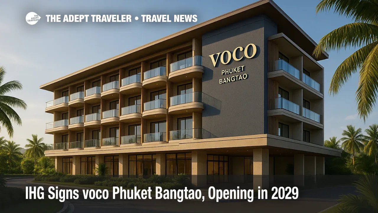 Rendering of voco Phuket Bangtao, a premium voco hotels property opening in 2029 on Phuket's west coast.