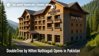 A new DoubleTree by Hilton Nathiagali sits among pine forests in the Galiyat region, a Pakistan hill-station hotel near Islamabad.