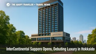 InterContinental Sapporo beside Nakajima Park in Hokkaido, a new luxury hotel with park-side setting and skyline views for InterContinental Sapporo travelers.