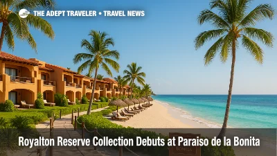 Beachfront suites at Paraiso de la Bonita in Riviera Maya, showcasing the Royalton Reserve Collection debut with luxury all-inclusive amenities.
