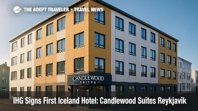 Reykjavík apartment-style hotel exterior suited to extended stay travel, illustrating Candlewood Suites Reykjavik in IHG's Nordic expansion.