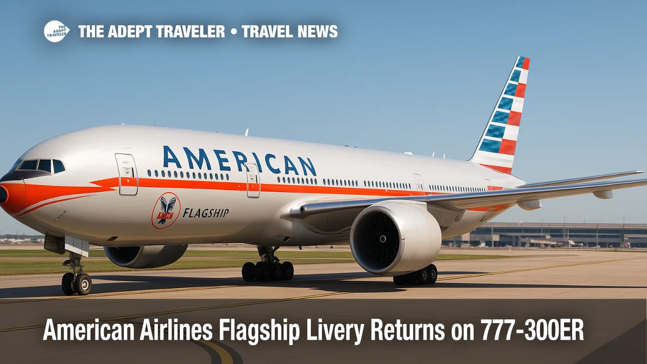 American Airlines unveils special Flagship livery ahead of centennial year - American Airlines Newsroom