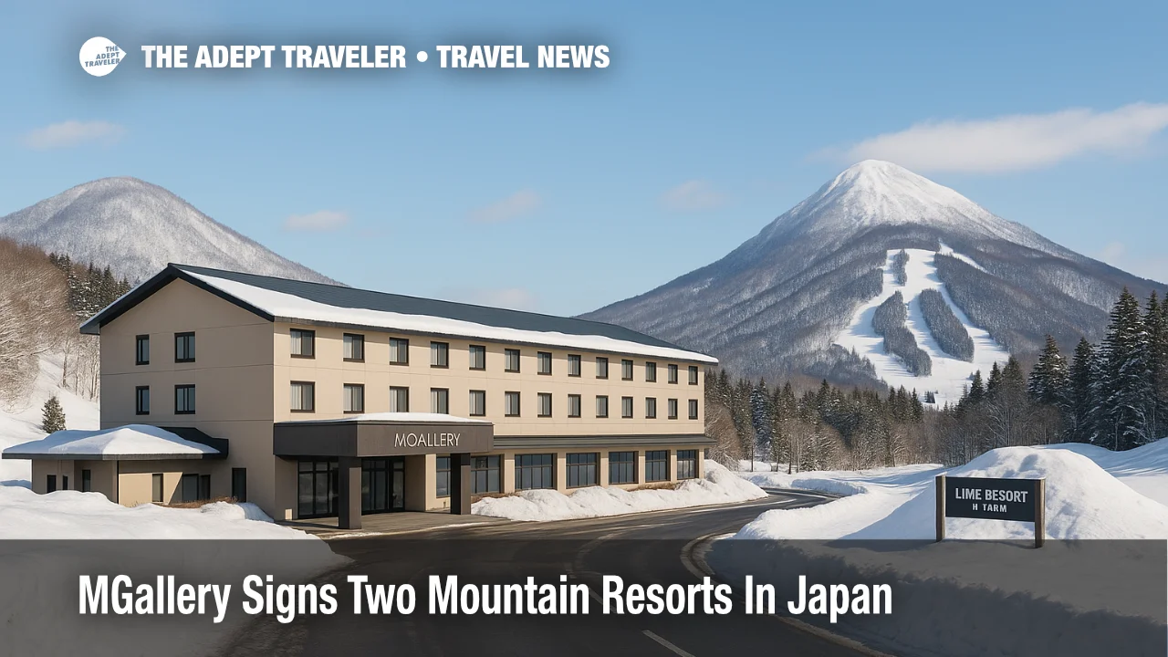 MGallery Japan mountain resorts with shuttle access linking Lime Resort Myoko and Madarao Kogen near Tokyo for skiing and four-season stays