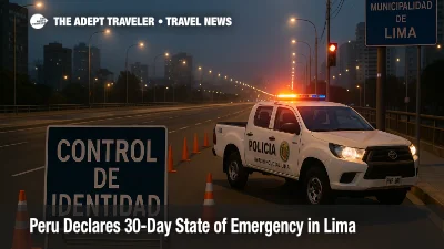 Police checkpoint with 