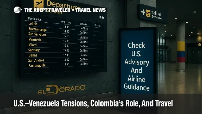 El Dorado departures board with