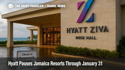 Hyatt Ziva Rose Hall entrance with