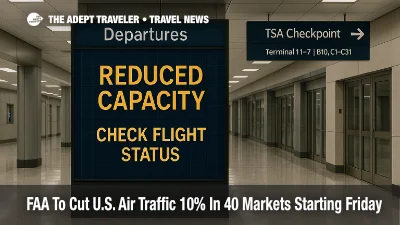 Departures board at Chicago O'Hare shows