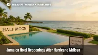 Half Moon's Eclipse pool and oceanfront paths in Montego Bay, showing repairs complete as Jamaica hotel reopenings progress after Hurricane Melissa