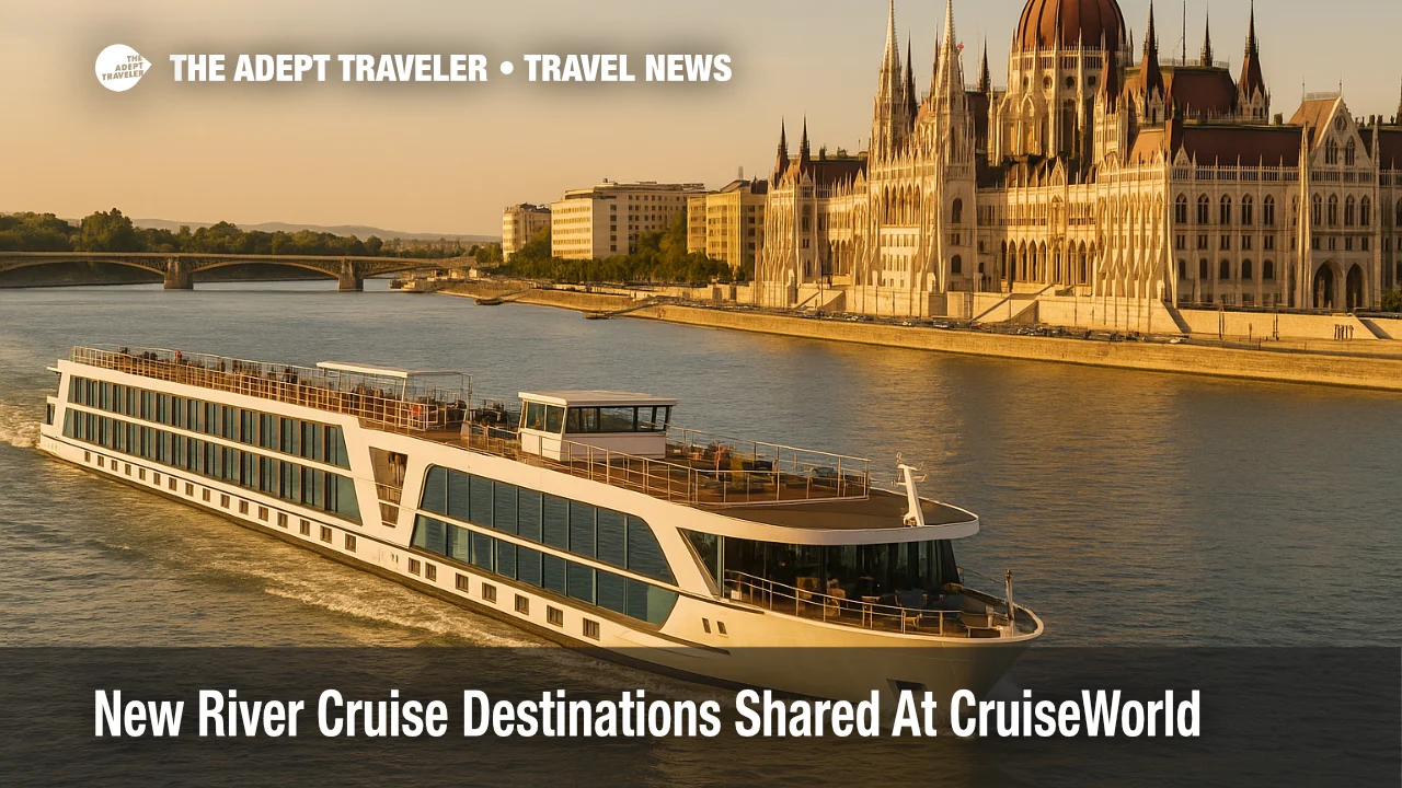 Modern river ship cruising the Danube in Budapest, a visual anchor for river cruise destinations expanding beyond Europe