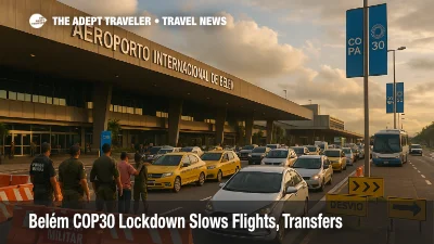 Belém COP30 Lockdown Slows Flights, Transfers