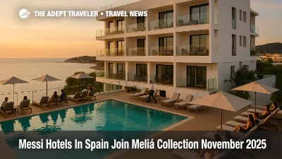 Guests relax by the rooftop pool at MiM Ibiza as the MiM Hotels Meliá Collection partnership brings Messi's boutique hotels into Meliá's luxury network