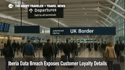Travelers at London Heathrow Airport as the UK ETA requirement 2026 adds digital permission checks for visa free visitors