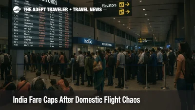 Passengers queue at Bengaluru airport as India domestic flight cancellations and new fare caps disrupt holiday travel plans